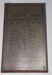 4.WW1 Plaque